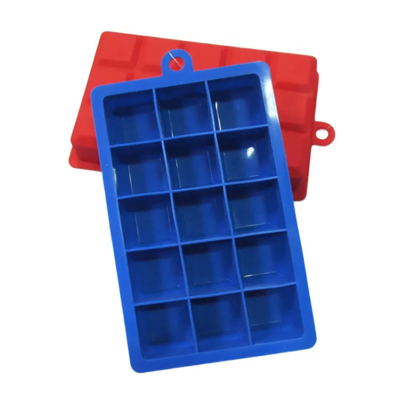 15 Grids Silicone Square Shape Form Ice Cube Mold Tray Fruit Popsicle Ice Cream Maker for Wine Kitchen Bar Drinking Accessories
15 Grids Silicone Square Shape Form Ice Cube Mold Tray Fruit Popsicle Ice Cream Maker for Wine Kitchen Bar Drinking Accessories