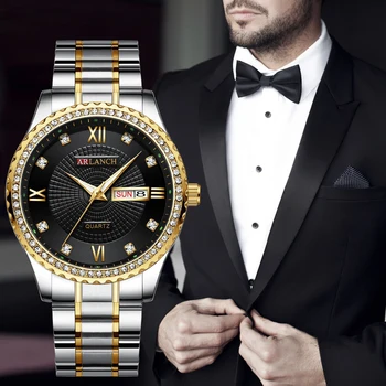 ARLANCH Men Watch Fashion Diamond Waterproof Sport Quartz Clock Mens Luxury Business Waterproof Watch Relogio Masculino
ARLANCH Men Watch Fashion Diamond Waterproof Sport Quartz Clock Mens Luxury Business Waterproof Watch Relogio Masculino