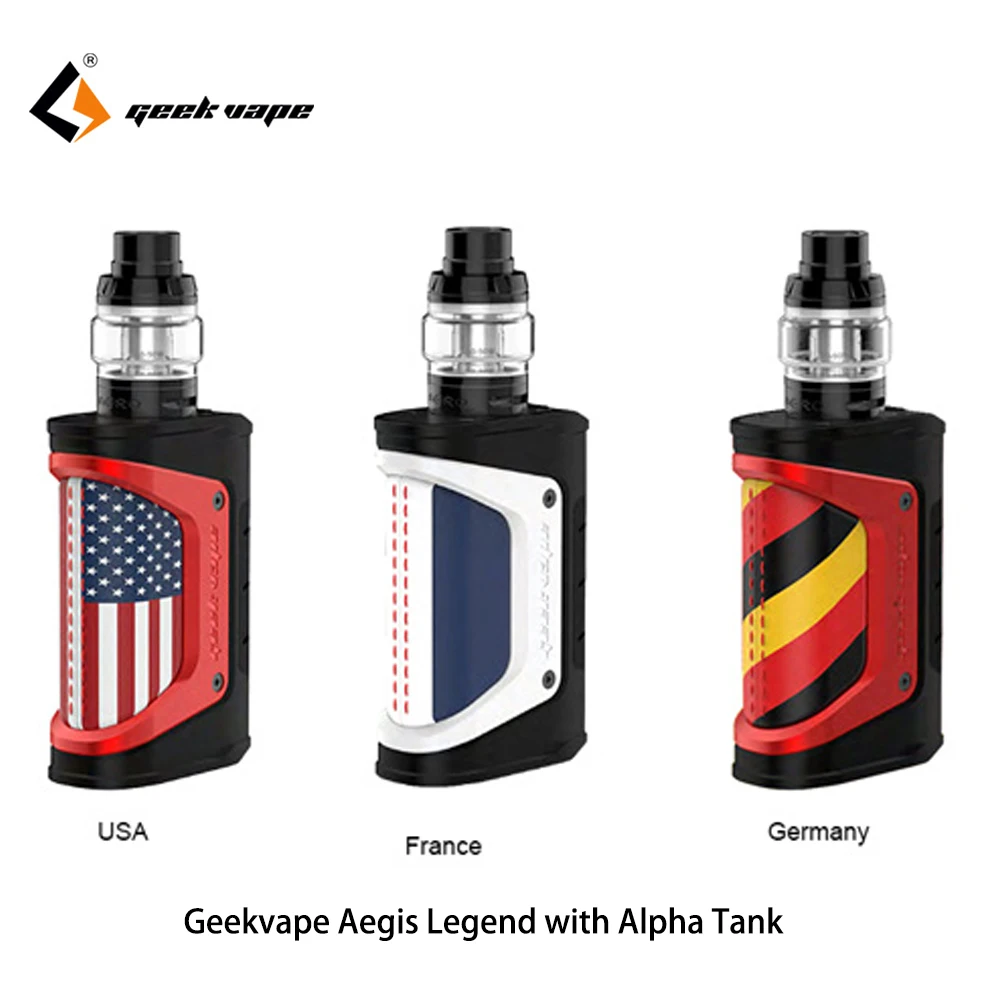 Vape Kit Geekvape Aegis Legend with Alpha Tank 200w Vape mod & 4.5ml tank Christmas Edition by dual 18650 Aegis Legend Kit
Vape Kit Geekvape Aegis Legend with Alpha Tank 200w Vape mod & 4.5ml tank Christmas Edition by dual 18650 Aegis Legend Kit