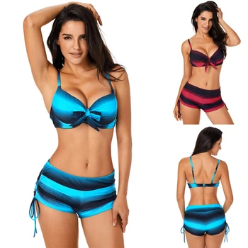 Gradient Knotted String Bikini Spaghetti Straps Women Swimsuit Solid Basic Swimwear Lcae Up Two Piece Bathing Suit Sexy Biquini
Gradient Knotted String Bikini Spaghetti Straps Women Swimsuit Solid Basic Swimwear Lcae Up Two Piece Bathing Suit Sexy Biquini