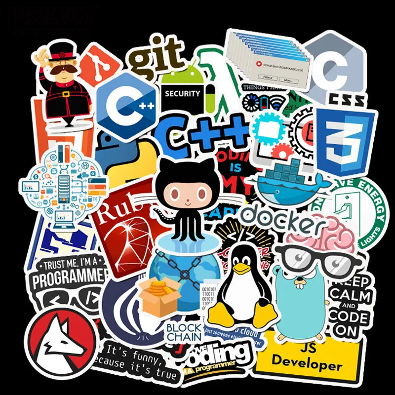 50 шт. Интернет Java JS phr html-облачный Docker Биткойн язык программирования приложение