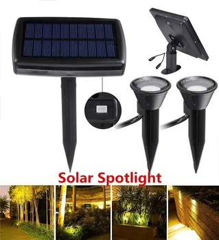 Solar Spotlights Waterproof Outdoor Solar Lights Landscape Lighting Wall Light Auto on/ Off with 2 Warm White Spotlight
Solar Spotlights Waterproof Outdoor Solar Lights Landscape Lighting Wall Light Auto on/ Off with 2 Warm White Spotlight