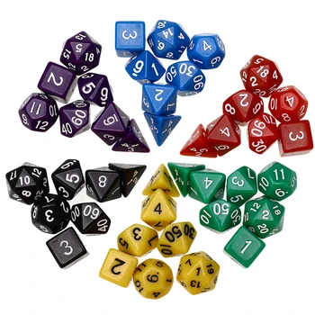 Mixed Color Dice 7Pcs/Set Polyhedral Dice for Board Game D20 D12 D10 D8 D6 D4 
Mixed Color Dice 7Pcs/Set Polyhedral Dice for Board Game D20 D12 D10 D8 D6 D4
