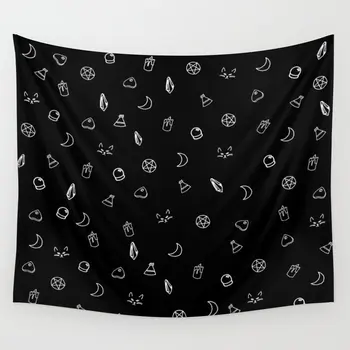 Occult Witch Tapestry Moon Divination Black Wall Hanging Room Carpet Bedspread Beach Mat Tapestries Art Home Accessories
Occult Witch Tapestry Moon Divination Black Wall Hanging Room Carpet Bedspread Beach Mat Tapestries Art Home Accessories