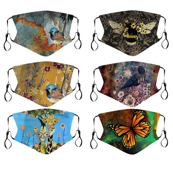 1pc Adult Unisex Mask Cute Animal Print Pattern Dustproof Windproof Breathable And Quick-drying Washable Reusable Mask Маска
1pc Adult Unisex Mask Cute Animal Print Pattern Dustproof Windproof Breathable And Quick-drying Washable Reusable Mask Маска