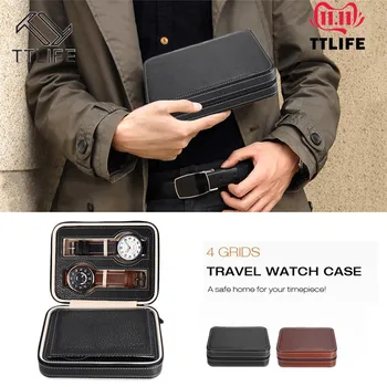 TTLIFE 4/8 Grid Premium PU Leather Watch Storage Box Display Tray Travel Jewelry Necklace Earrings Collector's Storage Container
TTLIFE 4/8 Grid Premium PU Leather Watch Storage Box Display Tray Travel Jewelry Necklace Earrings Collector's Storage Container