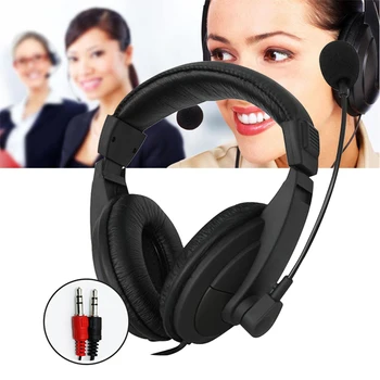 Black Multimedia With Microphone Headset Telephone Business 3.5mm Jack Fashion Wired Headphone Over Ear Professional Laptop
Black Multimedia With Microphone Headset Telephone Business 3.5mm Jack Fashion Wired Headphone Over Ear Professional Laptop
