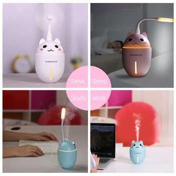 3 In 1 320ML Multi-Function USB Air Humidifier Ultrasonic Cool-Mist Creative Pet Mini Humidifier With LED Light Mini USB Fan 
3 In 1 320ML Multi-Function USB Air Humidifier Ultrasonic Cool-Mist Creative Pet Mini Humidifier With LED Light Mini USB Fan
