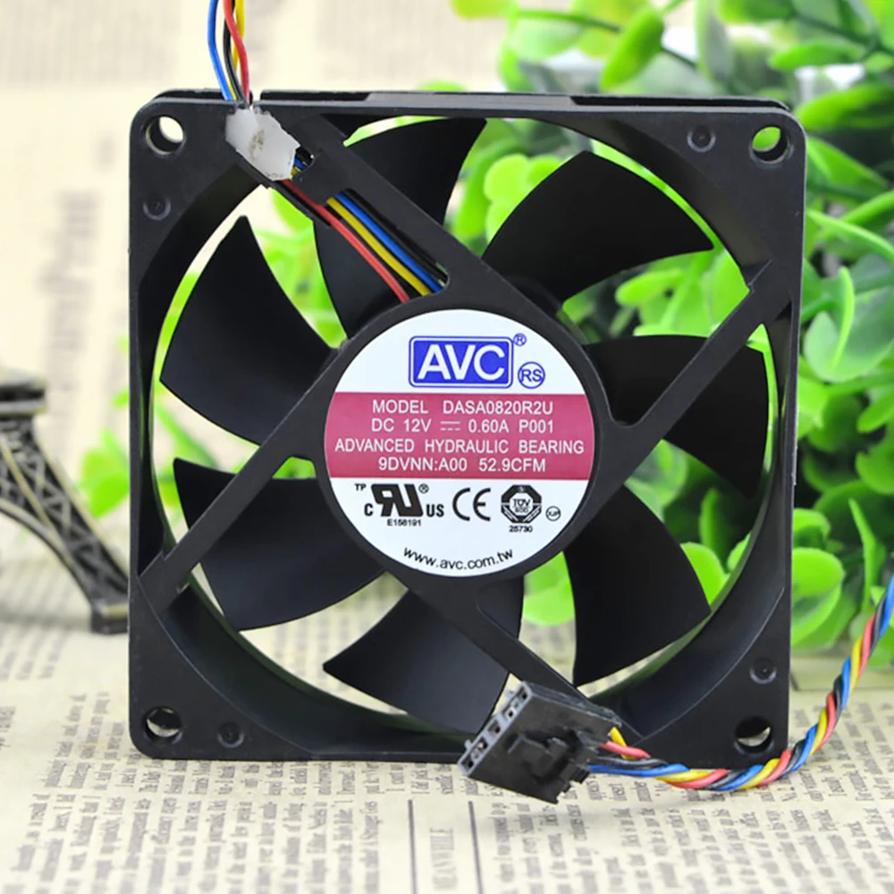 For AVC 8020 DASA0820R2U 12V 0.6A 4Wire For Optiplex 790 990 SFF Case Cooling FaN 8CM 80X80X20MM
For AVC 8020 DASA0820R2U 12V 0.6A 4Wire For Optiplex 790 990 SFF Case Cooling FaN 8CM 80X80X20MM