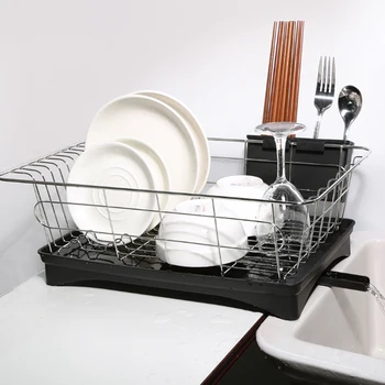 Multi-function Double-layer Storage Rack Draining Water Storage Holder for Kitchen Storage & Organization Racks & Holder- Black
Multi-function Double-layer Storage Rack Draining Water Storage Holder for Kitchen Storage & Organization Racks & Holder- Black