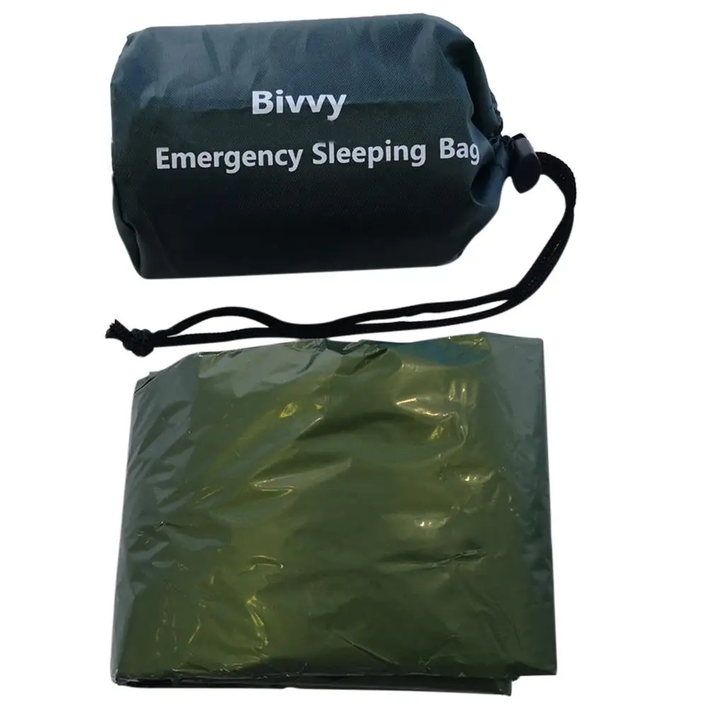 Emergency Sleeping Bag 120*200cm Portable Camp Rescue Blanket Windproof Reusable First Aid Sleeping Bag For Outdoor Camping Hike
Emergency Sleeping Bag 120*200cm Portable Camp Rescue Blanket Windproof Reusable First Aid Sleeping Bag For Outdoor Camping Hike