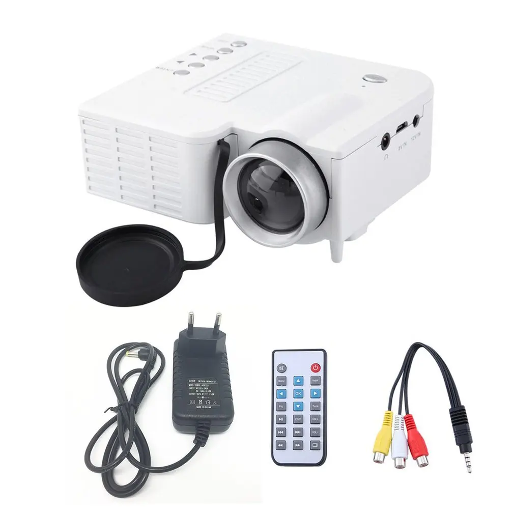 UC28A Mini Portable LED Projector 1080P Multimedia Home Cinema Theater USB TF HDMI AV LED Beamer Projector for Home Use
UC28A Mini Portable LED Projector 1080P Multimedia Home Cinema Theater USB TF HDMI AV LED Beamer Projector for Home Use