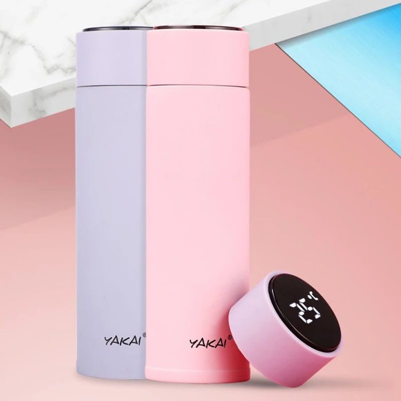 New Fashion Double Wall Insulated Vacuum Flask Smart Thermos Temperature Display Stainless Steel Water Bottle
New Fashion Double Wall Insulated Vacuum Flask Smart Thermos Temperature Display Stainless Steel Water Bottle