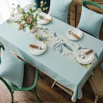 Wedding Dining Tablecloth Decorative With lace Waterproof Oilproof Table Cloth Thick Rectangular Cotton linen Tea Table Cover
Wedding Dining Tablecloth Decorative With lace Waterproof Oilproof Table Cloth Thick Rectangular Cotton linen Tea Table Cover