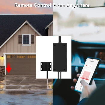 Smart Garage Door Opener Controller Gate High Compatibility Easily Carrying WiFi Switch Monitor Work with for Google Home
Smart Garage Door Opener Controller Gate High Compatibility Easily Carrying WiFi Switch Monitor Work with for Google Home
