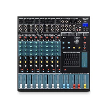 EMX-8 8-channel professional mixer with USB with reverb effect conference stage performance mixer 
EMX-8 8-channel professional mixer with USB with reverb effect conference stage performance mixer