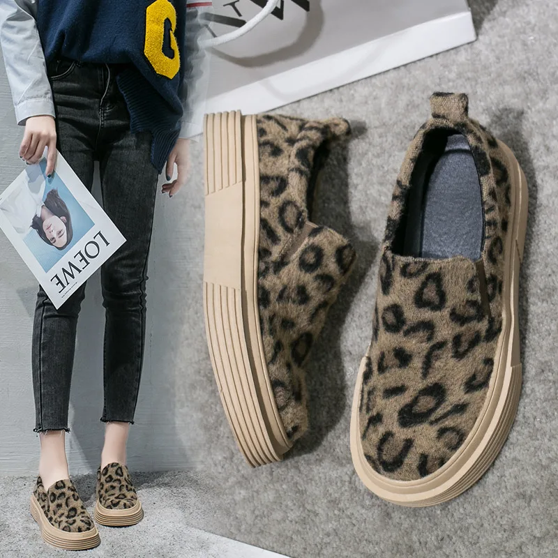 Online Celebrity New Style Leopord Pattern Shoes Women's 2020 Spring Popular Models Thick Bottomed Slip-on Shoes Korean-style Wo
Online Celebrity New Style Leopord Pattern Shoes Women's 2020 Spring Popular Models Thick Bottomed Slip-on Shoes Korean-style Wo