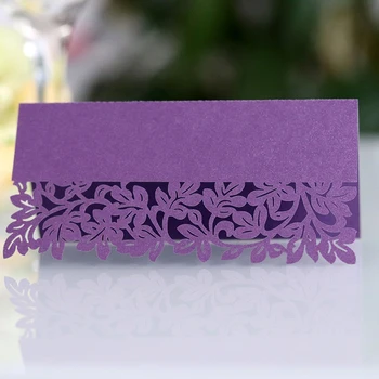 50pcs/pack ExquisiteSolid Color Card Leaf Shape Laser Cut Hollow Table Name Place Card Setting High Quality Wedding Party Items
50pcs/pack ExquisiteSolid Color Card Leaf Shape Laser Cut Hollow Table Name Place Card Setting High Quality Wedding Party Items