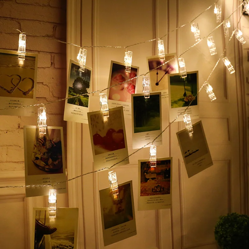 1.5M 2M 3M Photo Clip Holder LED Garland String Lights for Christmas New Year Party Wedding Home Decoration Fairy Lights Battery
1.5M 2M 3M Photo Clip Holder LED Garland String Lights for Christmas New Year Party Wedding Home Decoration Fairy Lights Battery