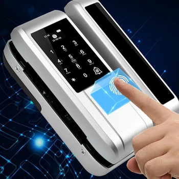 HOJOJODO S600 Fingerprint Door Lock IC Card Password Biometric Digital Smart Lock For Home Office Frameless Glass Door Security
HOJOJODO S600 Fingerprint Door Lock IC Card Password Biometric Digital Smart Lock For Home Office Frameless Glass Door Security