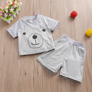 Summer Children Baby Boys Outfits Sets Kids Short Sleeve Cartoon Pattern T-shirt Blouse+Shorts 2Pcs Casual Set
Summer Children Baby Boys Outfits Sets Kids Short Sleeve Cartoon Pattern T-shirt Blouse+Shorts 2Pcs Casual Set