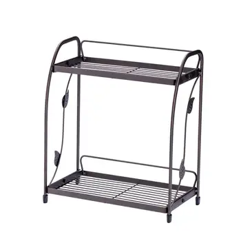 Kitchen Wrought Iron Double Layers Shelf Bowl Pot Storage Rack Seasoning Bottle Shelf Storage Rack For Home Restaurant
Kitchen Wrought Iron Double Layers Shelf Bowl Pot Storage Rack Seasoning Bottle Shelf Storage Rack For Home Restaurant