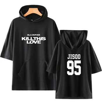Kpop Blackpink KILLTHISLOVE Short Sleeve Hoodies Women/Men Summer Hip Hop 2019 New Kpop Harajuku Fashion Streetwear Fans Clothes
Kpop Blackpink KILLTHISLOVE Short Sleeve Hoodies Women/Men Summer Hip Hop 2019 New Kpop Harajuku Fashion Streetwear Fans Clothes