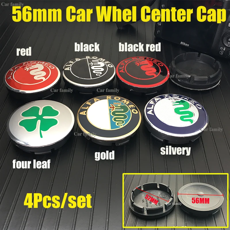 100% NEW 4Pcs/set 6 Colors 56mm 2.2inch Car Wheel Rim Center Cap Covers Wheel Hub Cap ABS/Aluminum fit For Mito 147 156 159
100% NEW 4Pcs/set 6 Colors 56mm 2.2inch Car Wheel Rim Center Cap Covers Wheel Hub Cap ABS/Aluminum fit For Mito 147 156 159