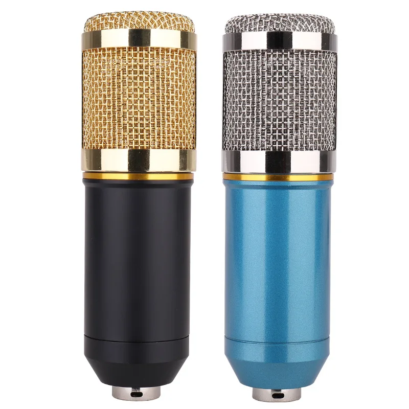 

For Condenser Microphone Mobile Computer Recording Network Karaoke Condenser Microphone Bm800 with Gold Ring Microphone