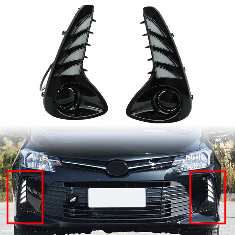 1Pair Car Front Turn Signal Light For Toyota VIOS 2020 2021 LED Daytime Running Lights 3Colors DRL White+Yellow+Blue
1Pair Car Front Turn Signal Light For Toyota VIOS 2020 2021 LED Daytime Running Lights 3Colors DRL White+Yellow+Blue