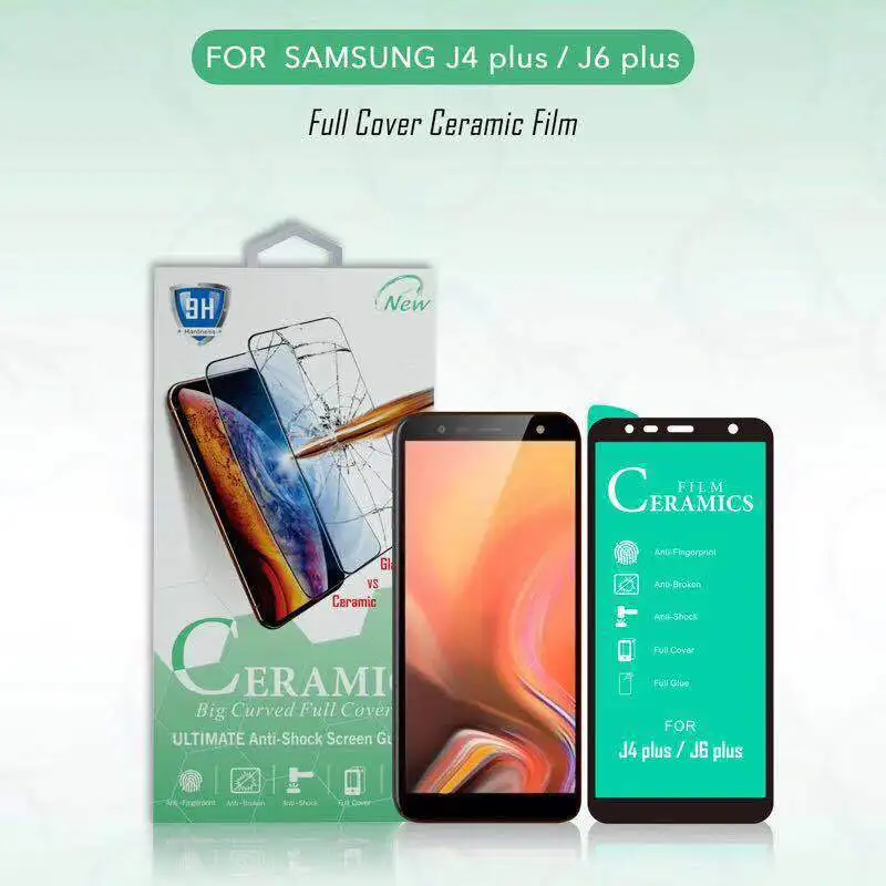 Full Cover Ceramic Glass Screen Protector Film for Samsung J4 J5 J6 J7 J8 Plus Prime Pro 2018 M10 M20 M30 40 Tempered Glass Film
Full Cover Ceramic Glass Screen Protector Film for Samsung J4 J5 J6 J7 J8 Plus Prime Pro 2018 M10 M20 M30 40 Tempered Glass Film