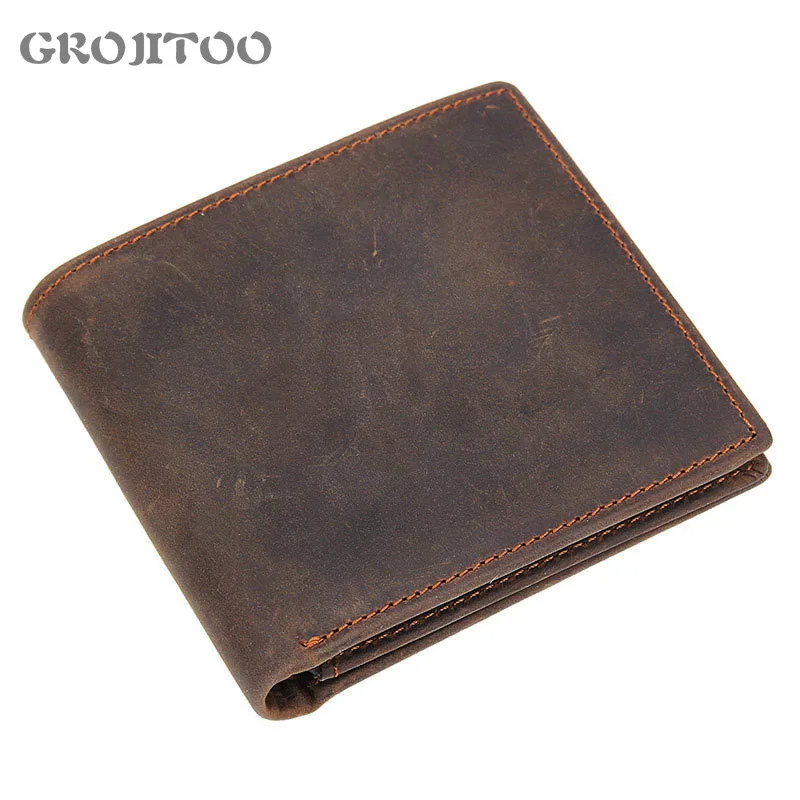 GROJITOO First Layer Cowhide Wallet For Men Multi-card Genuine Leather Wallet Crazy Horse Leather Wallet Coin Bag Card Purse
GROJITOO First Layer Cowhide Wallet For Men Multi-card Genuine Leather Wallet Crazy Horse Leather Wallet Coin Bag Card Purse