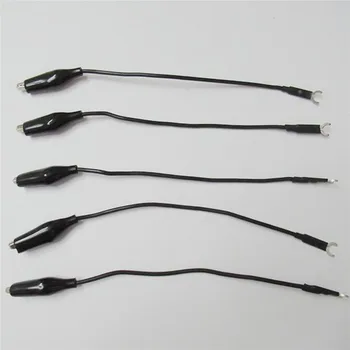 10pcs/set Oscilloscope Scope Probe Ground Wires Cable with Alligator Clip for Tektronix Ulead Oscilloscope for UNI-T Accessories
10pcs/set Oscilloscope Scope Probe Ground Wires Cable with Alligator Clip for Tektronix Ulead Oscilloscope for UNI-T Accessories