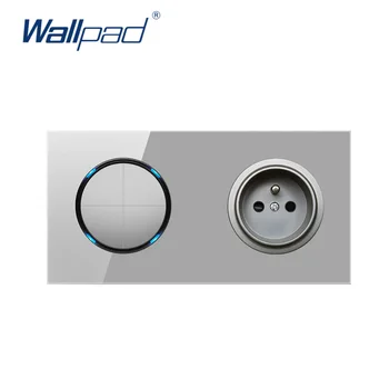 Wallpad 4 Gang 2 Way With EU French Grey Wall Power Socket Outlet Crystal Glass Panel 16A Grounded With Child Protective Lock
Wallpad 4 Gang 2 Way With EU French Grey Wall Power Socket Outlet Crystal Glass Panel 16A Grounded With Child Protective Lock