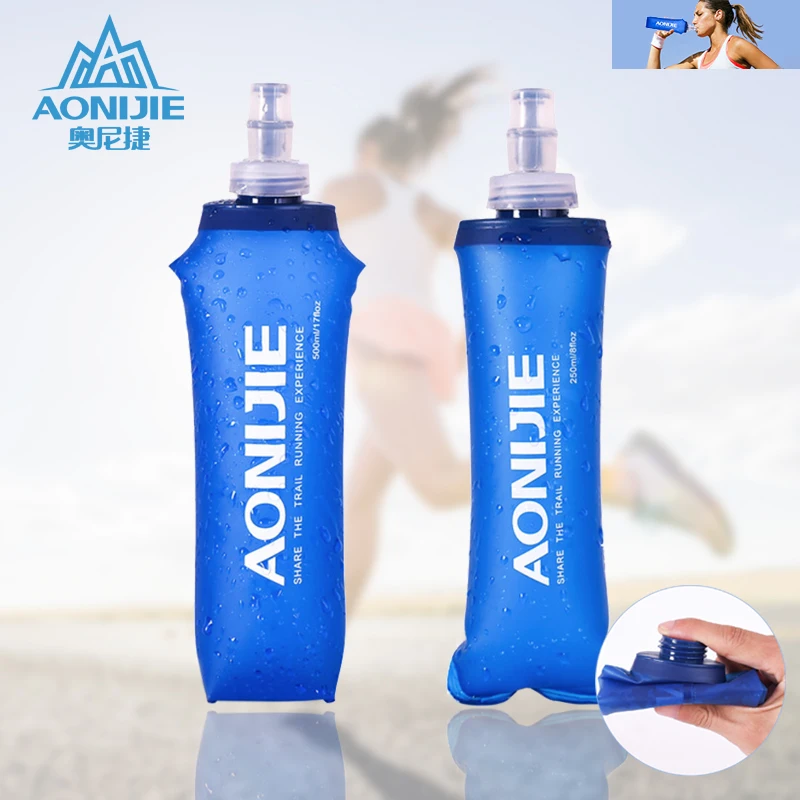 AONIJIE Soft Flask Water Bottle 250/500mlFolding Collapsible Water Bags TPU Free For Running Hydration Pack Waist Bags SD09/10
AONIJIE Soft Flask Water Bottle 250/500mlFolding Collapsible Water Bags TPU Free For Running Hydration Pack Waist Bags SD09/10