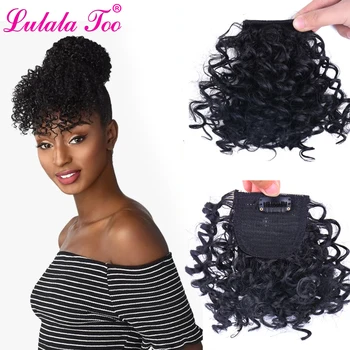Fake Afro Kinky Curly Fringe Bangs Wig Natural Black Hairpieces Heat Resistant Fiber Synthetic Clip in Hair Extensions For Women
Fake Afro Kinky Curly Fringe Bangs Wig Natural Black Hairpieces Heat Resistant Fiber Synthetic Clip in Hair Extensions For Women