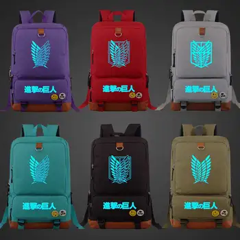 Blue Luminous Anime Wings Attack On Titan Boy Girl Book School Bag Women Bagpack Teenagers Schoolbags Men Student Backpack
Blue Luminous Anime Wings Attack On Titan Boy Girl Book School Bag Women Bagpack Teenagers Schoolbags Men Student Backpack