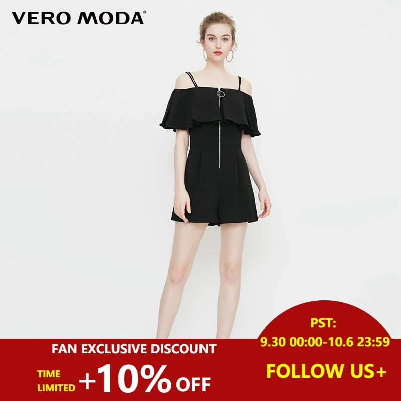 Vero Moda 2019 New Women's Ruffled Shoulder Straps Zipped Short Jumpsuit | 318378503
Vero Moda 2019 New Women's Ruffled Shoulder Straps Zipped Short Jumpsuit | 318378503