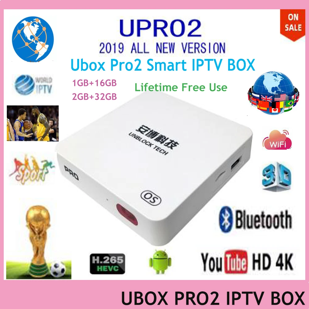 2019 Unblock UBOX 7 Pro2 Android 7.0 tv box 2g+32g BT4.0 HD 4K & Korean Japanese HK Taiwan Malaysia 1000 Free Live TV Channel
2019 Unblock UBOX 7 Pro2 Android 7.0 tv box 2g+32g BT4.0 HD 4K & Korean Japanese HK Taiwan Malaysia 1000 Free Live TV Channel