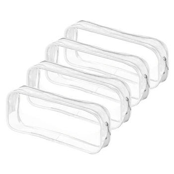 4 Pcs Clear Pencil Case Big Capacity Transparent Pen Pencil Bag PVC Pen Pencil Zipper Pouches 
4 Pcs Clear Pencil Case Big Capacity Transparent Pen Pencil Bag PVC Pen Pencil Zipper Pouches