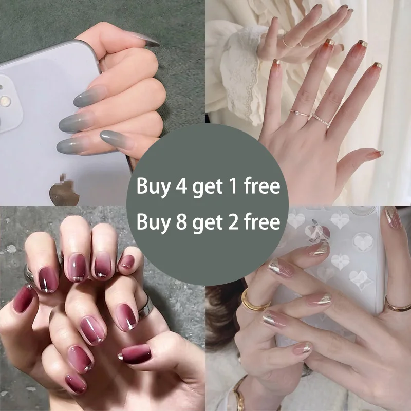 Nail Art Fake Nails Short Press on Tips False with Glue Coffin Stick Clear Display Set Full Cover Artificial Designs Square Kiss
Nail Art Fake Nails Short Press on Tips False with Glue Coffin Stick Clear Display Set Full Cover Artificial Designs Square Kiss