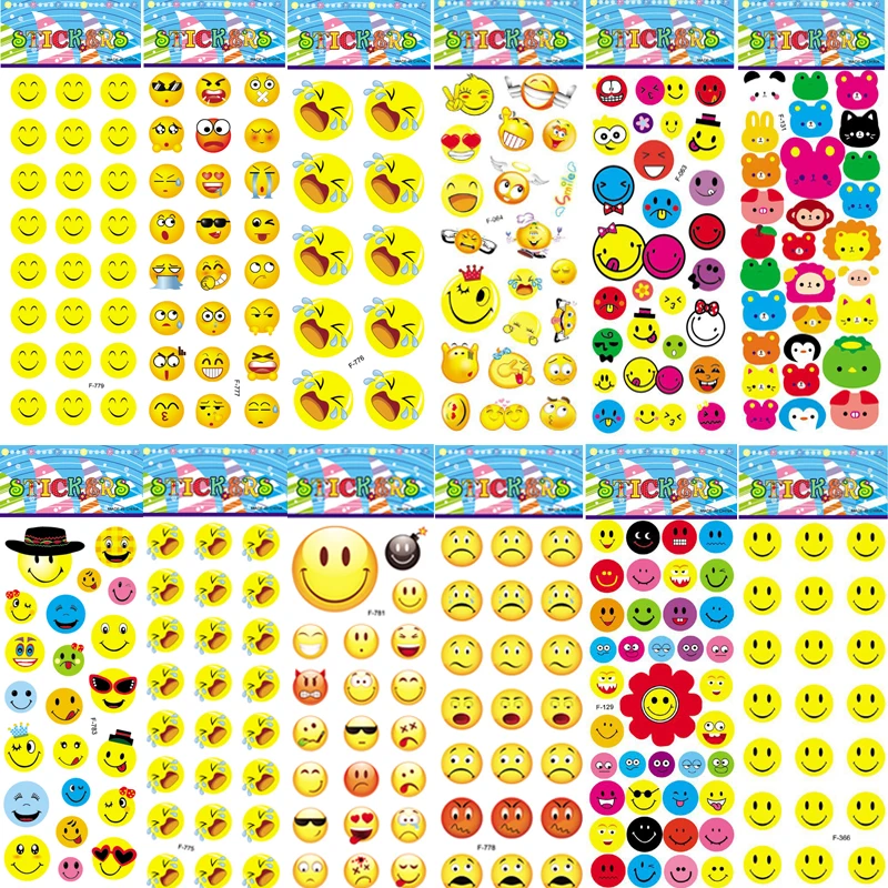 10 Sheets Mixed Not repeat 3D emoji Stickers Bubble Puffy Face Graffiti Sticker pack Scrapbook Children Toys Girl Teacher Reward
10 Sheets Mixed Not repeat 3D emoji Stickers Bubble Puffy Face Graffiti Sticker pack Scrapbook Children Toys Girl Teacher Reward