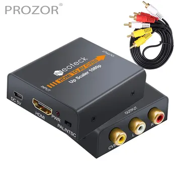 

Prostor HDMI to AV Converter HDMI to 3RCA AV CVBS Video Sound Composite Converter For TV Blu Ray DVD Xbox PS3 PS4