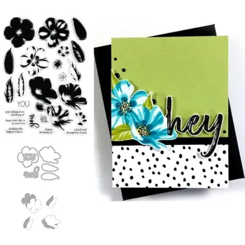 FLOWER Clear Stamp and die Or stamp for DIY Scrapbooking/Card Making/Kids Fun Decoration Supplies A2206
FLOWER Clear Stamp and die Or stamp for DIY Scrapbooking/Card Making/Kids Fun Decoration Supplies A2206