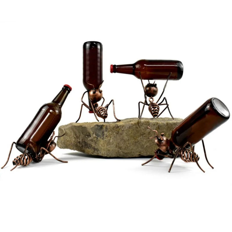 1Pcs Creative Little Ant Wine Rack Wine Rack Cocktail Decoration Dining Table Wine Cabinet Bar Counter Decoration Accessories
1Pcs Creative Little Ant Wine Rack Wine Rack Cocktail Decoration Dining Table Wine Cabinet Bar Counter Decoration Accessories