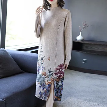 Sweater Female 2019 Cashmere Sweater Loose Slim Sweater Medium Length Money Over The Knee Sweater Skirt
Sweater Female 2019 Cashmere Sweater Loose Slim Sweater Medium Length Money Over The Knee Sweater Skirt