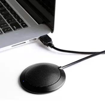 Stereo Omnidirectional Pickup Condenser Microphone USB for Voice Chat Meeting Business Conference Desktop Computer 
Stereo Omnidirectional Pickup Condenser Microphone USB for Voice Chat Meeting Business Conference Desktop Computer