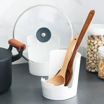 1pc Newly Pot Lid Spoon Stand Rack Holder Multifunction Cooking Pot Kitchen Storage Punch-free Kitchenware Rack Storage Ute W7K6
1pc Newly Pot Lid Spoon Stand Rack Holder Multifunction Cooking Pot Kitchen Storage Punch-free Kitchenware Rack Storage Ute W7K6