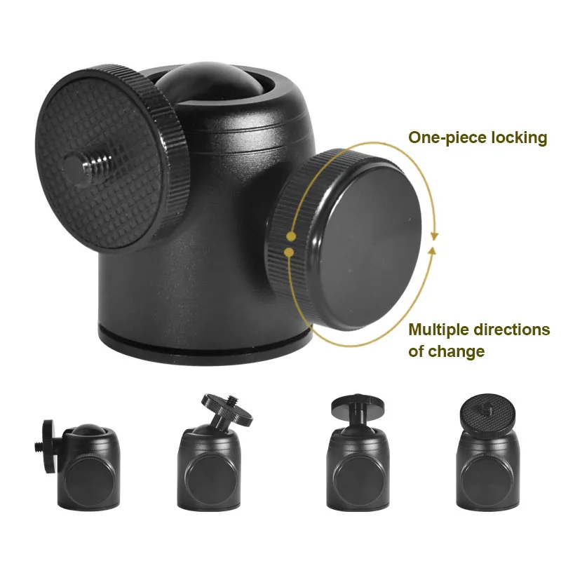 1 Pcs Tripod Ball Head 360 Degree Rotatable Accessories Portable for SLR Camera OUJ99
1 Pcs Tripod Ball Head 360 Degree Rotatable Accessories Portable for SLR Camera OUJ99