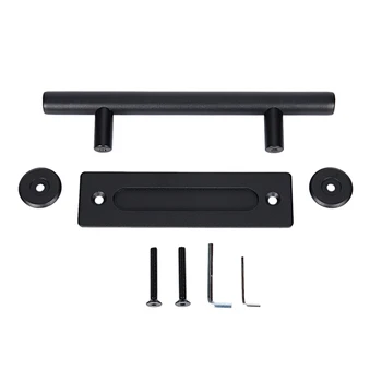 Sliding door fittings Barn door hardware sliding door sliding door double-sided handle 12 inch,Black 
Sliding door fittings Barn door hardware sliding door sliding door double-sided handle 12 inch,Black